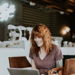 woman on laptop