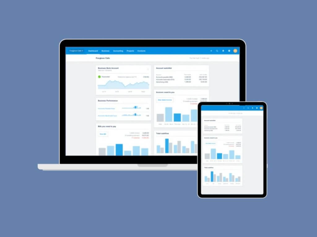 Xero Accounting Software Dashboard